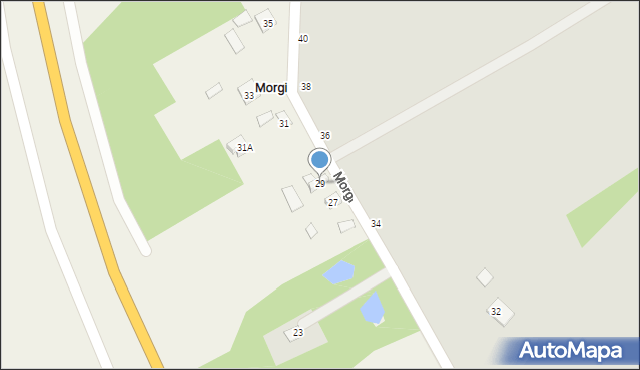 Morgi, Wspólna, 29, mapa Morgi