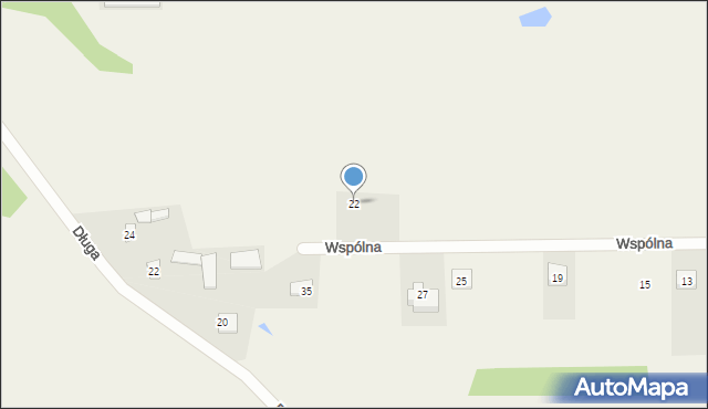 Nowa Pogorzel, Wspólna, 22, mapa Nowa Pogorzel