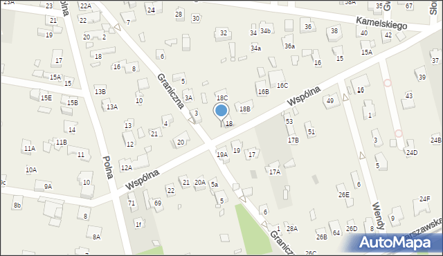 Nowa Wieś, Wspólna, 46, mapa Nowa Wieś