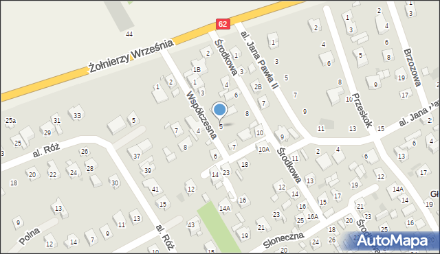 Nowy Dwór Mazowiecki, Współczesna, 5, mapa Nowy Dwór Mazowiecki