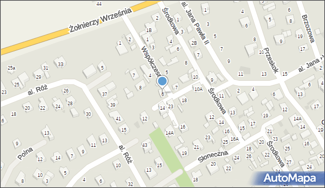 Nowy Dwór Mazowiecki, Współczesna, 6, mapa Nowy Dwór Mazowiecki