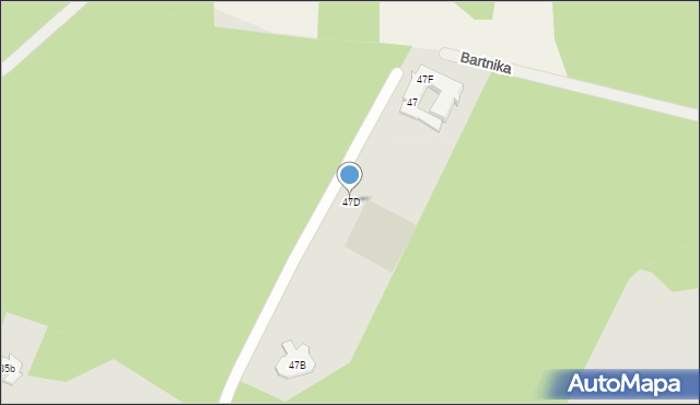 Otwock, Wspaniała, 47D, mapa Otwock