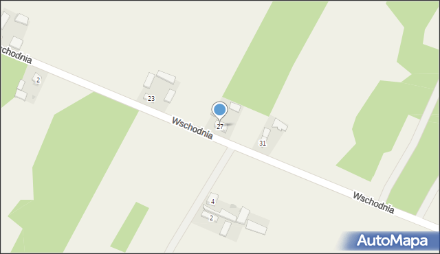 Piaski, Wschodnia, 27, mapa Piaski