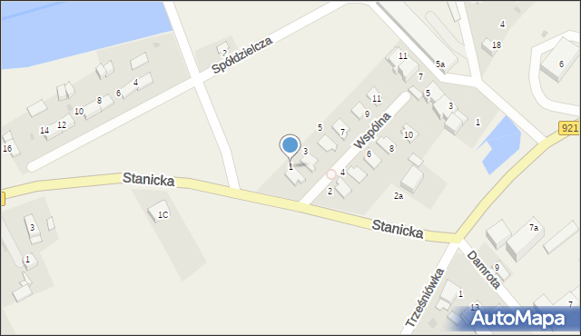 Pilchowice, Wspólna, 1, mapa Pilchowice