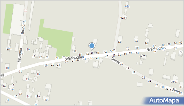 Piotrków Trybunalski, Wschodnia, 46, mapa Piotrków Trybunalski