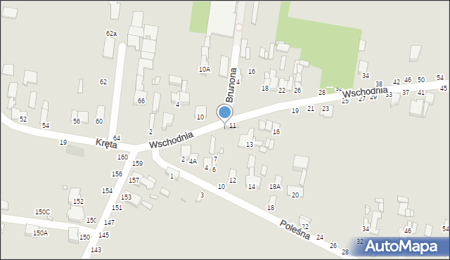Piotrków Trybunalski, Wschodnia, 9, mapa Piotrków Trybunalski