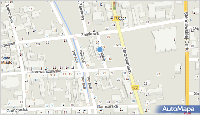 Piotrków Trybunalski, Wspólna, 4, mapa Piotrków Trybunalski