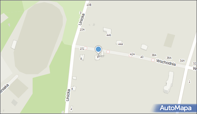 Rejowiec Fabryczny, Wschodnia, 97, mapa Rejowiec Fabryczny