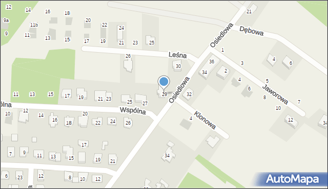 Rudna Mała, Wspólna, 29, mapa Rudna Mała