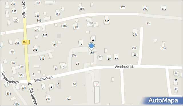 Rzeszów, Wschodnia, 15h, mapa Rzeszów