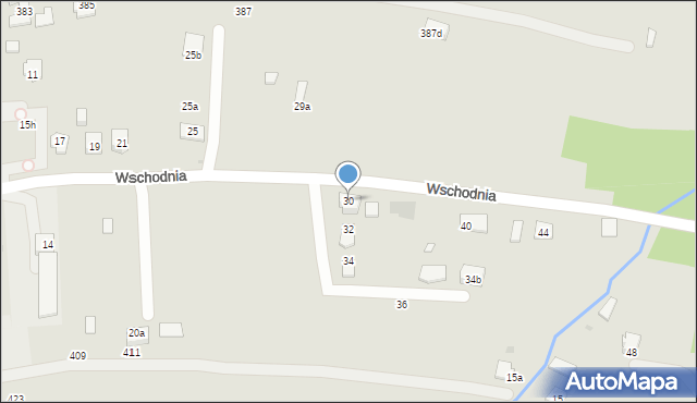 Rzeszów, Wschodnia, 30, mapa Rzeszów