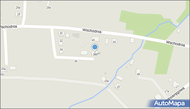 Rzeszów, Wschodnia, 34b, mapa Rzeszów