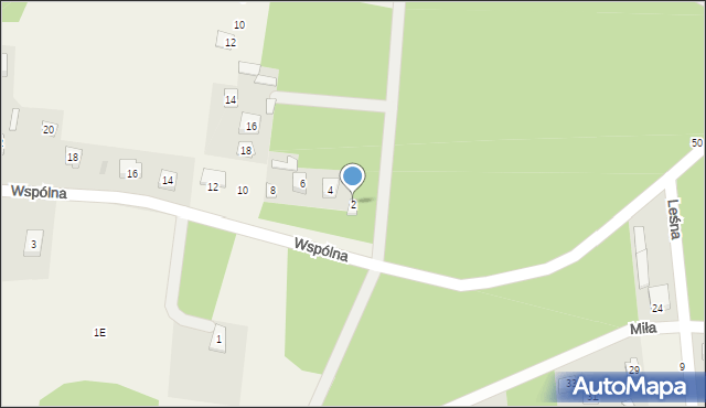 Sitne, Wspólna, 2, mapa Sitne