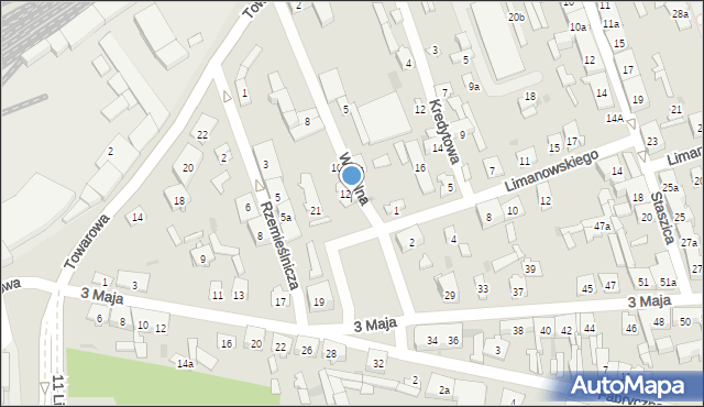 Skarżysko-Kamienna, Wspólna, 12a, mapa Skarżysko-Kamienna