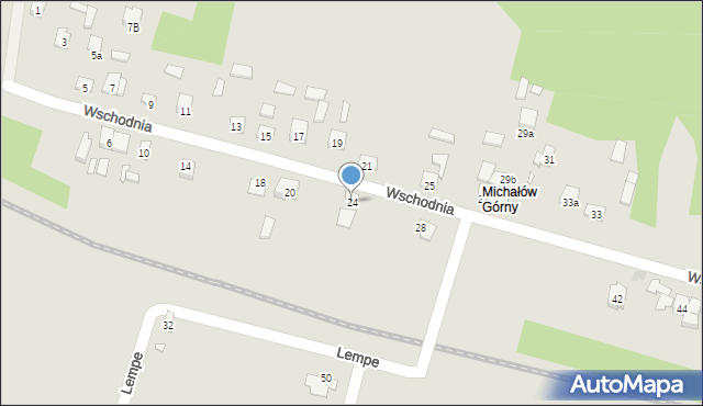 Starachowice, Wschodnia, 24, mapa Starachowic