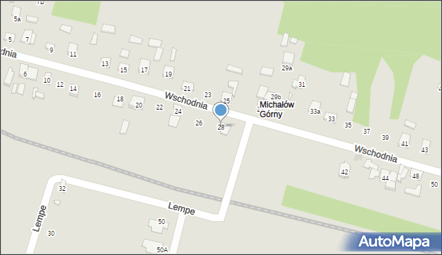 Starachowice, Wschodnia, 28, mapa Starachowic