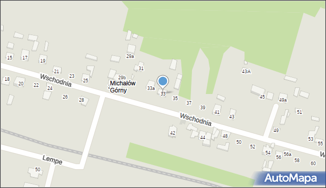 Starachowice, Wschodnia, 33, mapa Starachowic