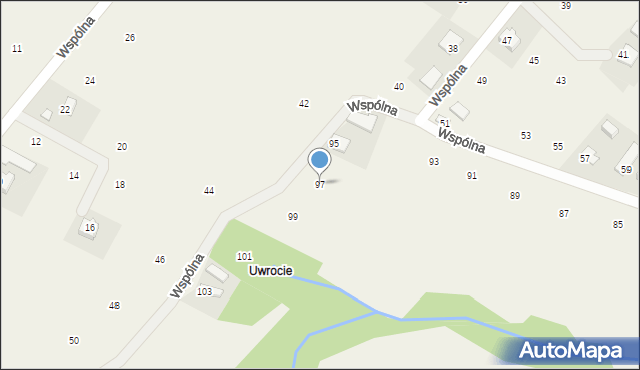 Staszkówka, Wspólna, 97, mapa Staszkówka