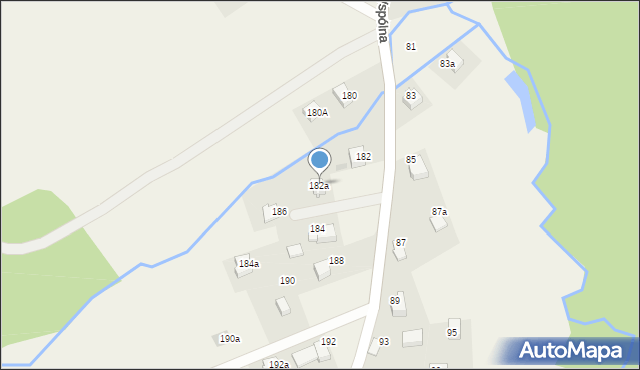 Sułkowice, Wspólna, 182a, mapa Sułkowice