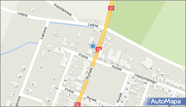 Szlichtyngowa, Wschowska, 1, mapa Szlichtyngowa