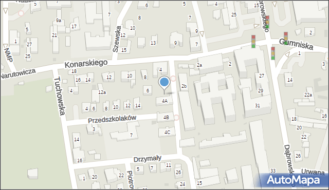 Tarnów, Wspólna, 34, mapa Tarnów