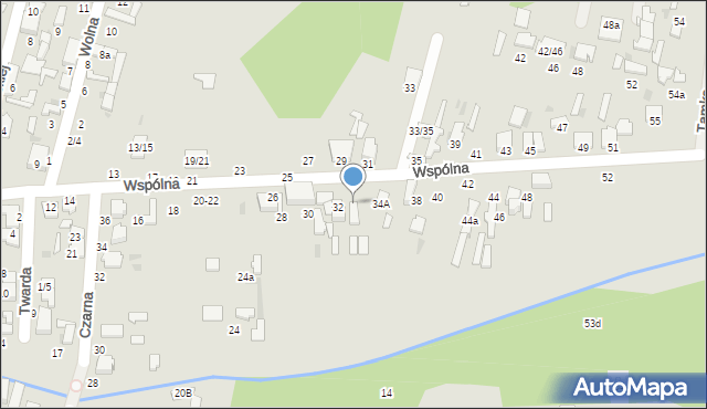 Tomaszów Mazowiecki, Wspólna, 34, mapa Tomaszów Mazowiecki