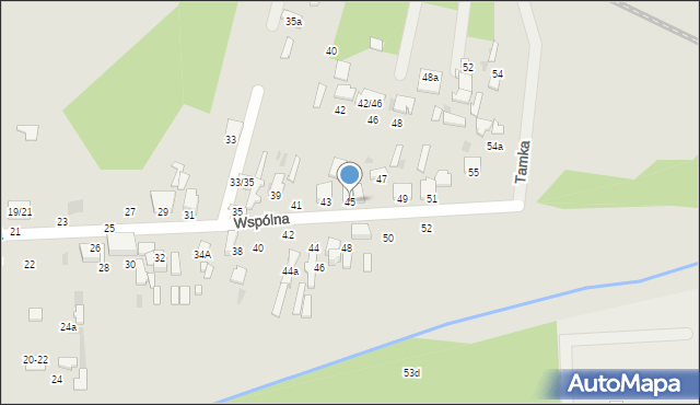 Tomaszów Mazowiecki, Wspólna, 45, mapa Tomaszów Mazowiecki