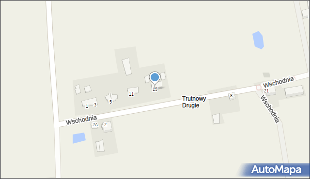 Trutnowy, Wschodnia, 15, mapa Trutnowy