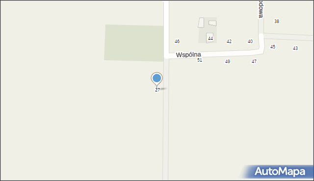 Ulhówek, Wspólna, 27, mapa Ulhówek