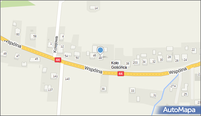 Wielkie Drogi, Wspólna, 44, mapa Wielkie Drogi