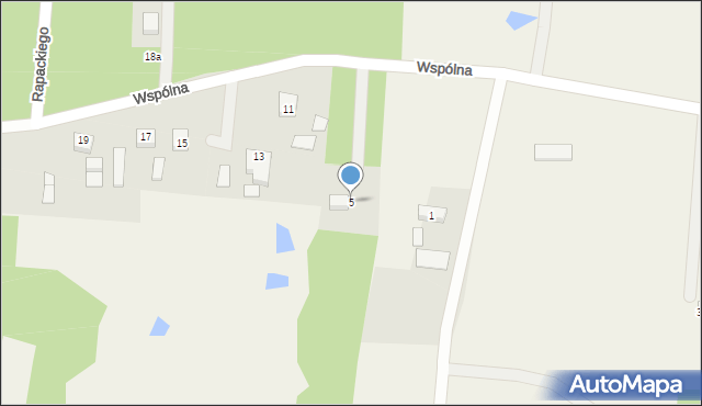 Wilczynek, Wspólna, 5, mapa Wilczynek