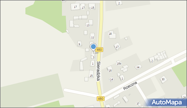 Witów, Wspólna, 5, mapa Witów