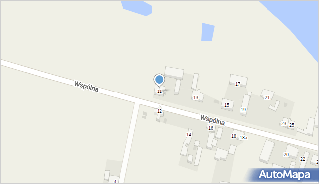 Wojcieszyce, Wspólna, 11, mapa Wojcieszyce