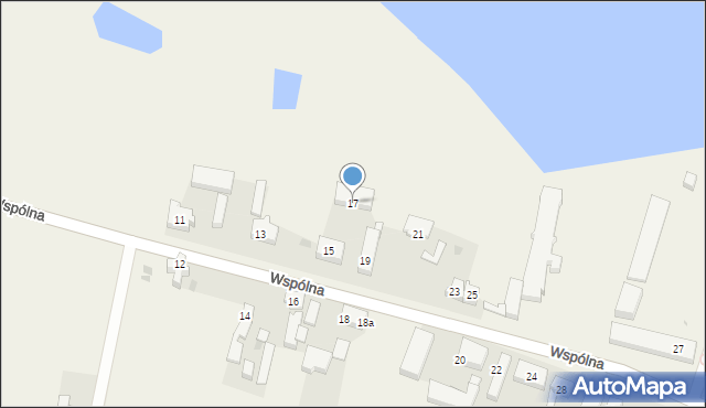 Wojcieszyce, Wspólna, 17, mapa Wojcieszyce