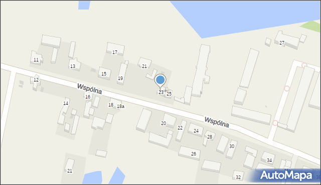 Wojcieszyce, Wspólna, 23, mapa Wojcieszyce