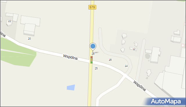 Wólka Grodziska, Wspólna, 18, mapa Wólka Grodziska