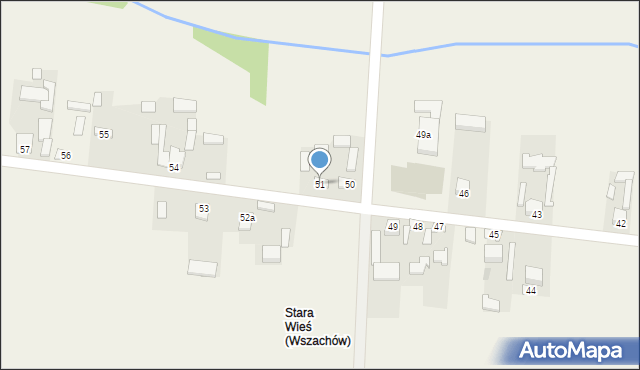 Wszachów, Wszachów, 51, mapa Wszachów