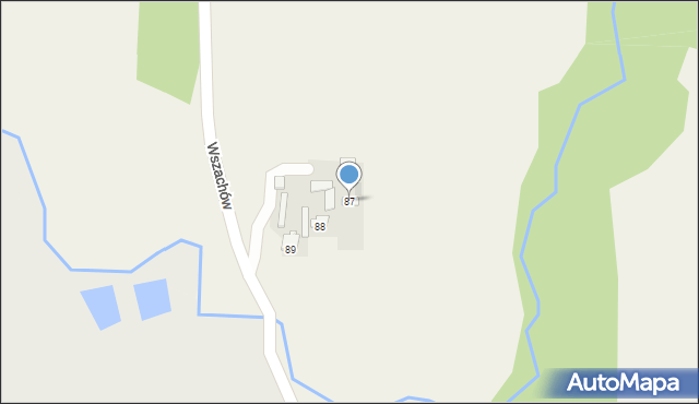 Wszachów, Wszachów, 87, mapa Wszachów