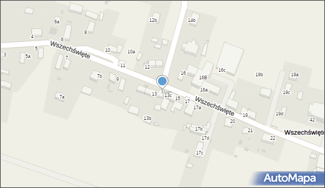 Wszechświęte, Wszechświęte, 13a, mapa Wszechświęte