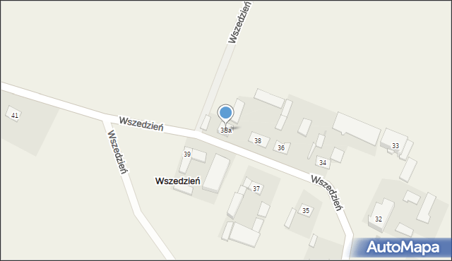 Wszedzień, Wszedzień, 38a, mapa Wszedzień