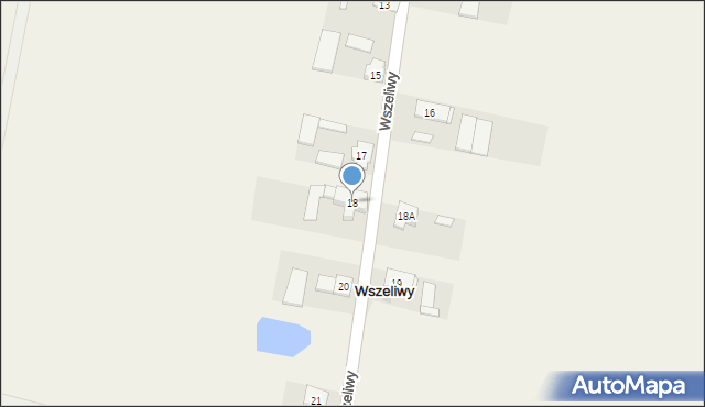 Wszeliwy, Wszeliwy, 18, mapa Wszeliwy