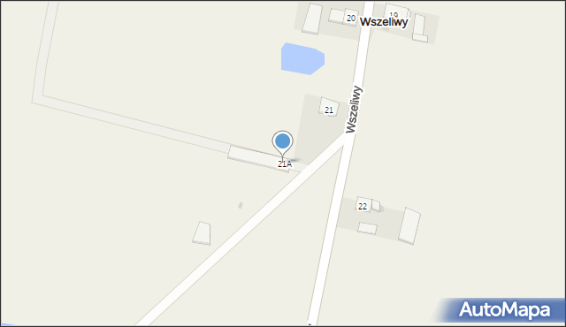 Wszeliwy, Wszeliwy, 21A, mapa Wszeliwy