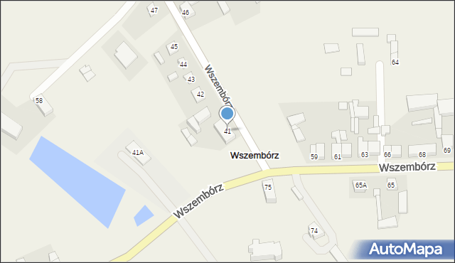 Wszembórz, Wszembórz, 41, mapa Wszembórz