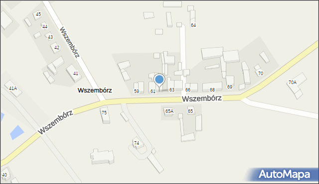 Wszembórz, Wszembórz, 62, mapa Wszembórz