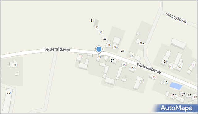 Wszemiłowice, Wszemiłowice, 29, mapa Wszemiłowice