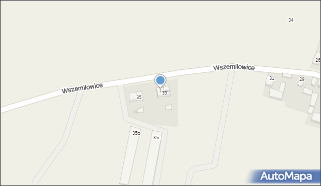 Wszemiłowice, Wszemiłowice, 33a, mapa Wszemiłowice