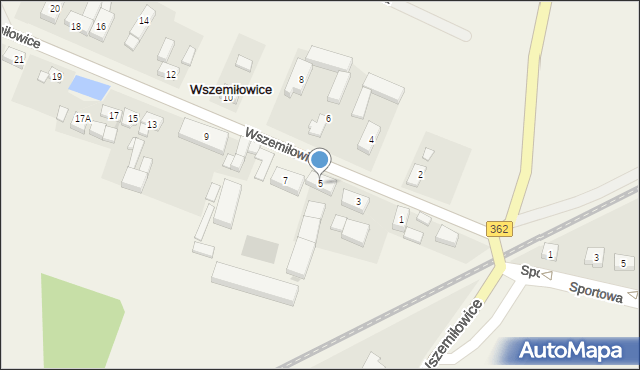 Wszemiłowice, Wszemiłowice, 5, mapa Wszemiłowice