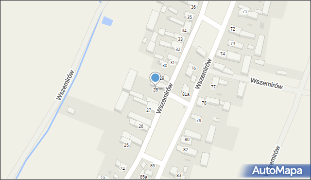Wszemirów, Wszemirów, 28, mapa Wszemirów