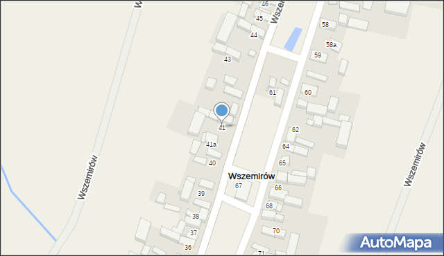 Wszemirów, Wszemirów, 41, mapa Wszemirów