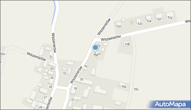 Wszemirów, Wszemirów, 53a, mapa Wszemirów